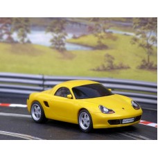 SCALEXTRIC YELLOW PORSCHE BOXSTER